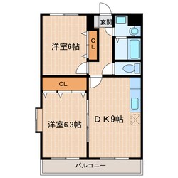掛川駅 車移動6分  2.3km 2階の物件間取画像